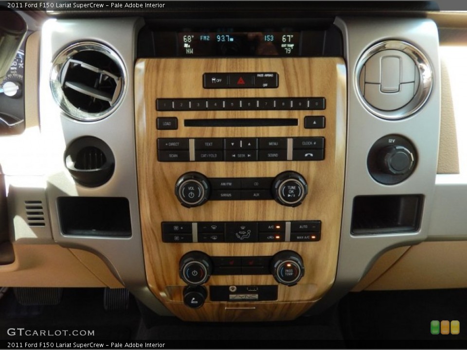 Pale Adobe Interior Controls for the 2011 Ford F150 Lariat SuperCrew #93580215