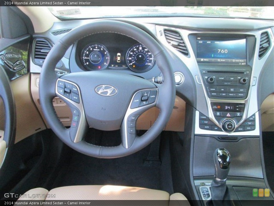 Camel Interior Dashboard for the 2014 Hyundai Azera Limited Sedan #93580950