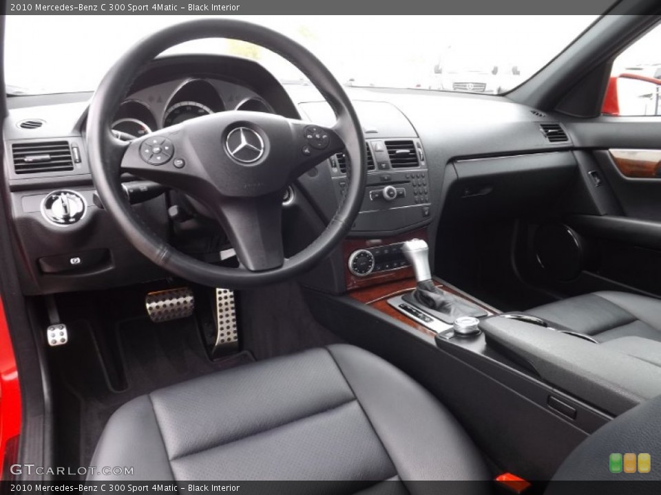 Black Interior Photo for the 2010 Mercedes-Benz C 300 Sport 4Matic #93583182