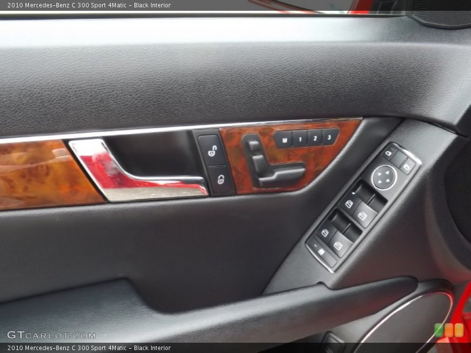 Black Interior Controls for the 2010 Mercedes-Benz C 300 Sport 4Matic #93583356