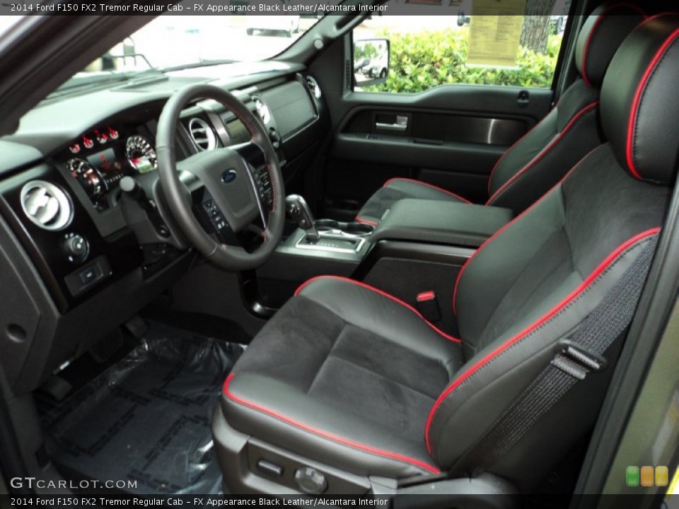 FX Appearance Black Leather/Alcantara Interior Photo for the 2014 Ford F150 FX2 Tremor Regular Cab #93590235