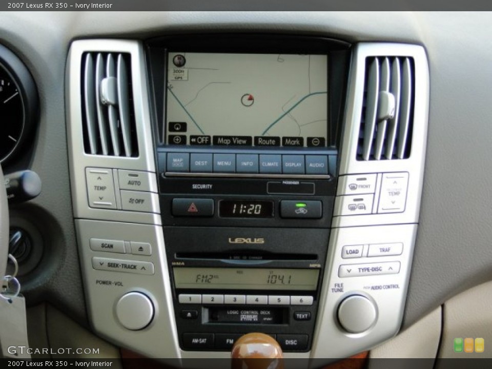 Ivory Interior Controls for the 2007 Lexus RX 350 #93601745