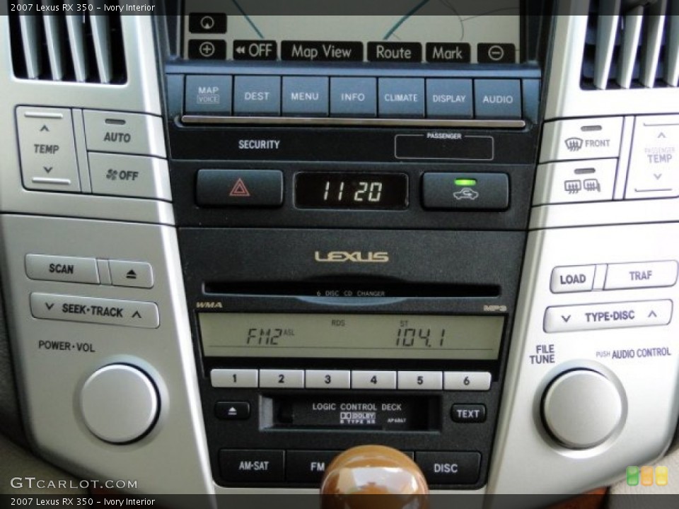 Ivory Interior Controls for the 2007 Lexus RX 350 #93601752