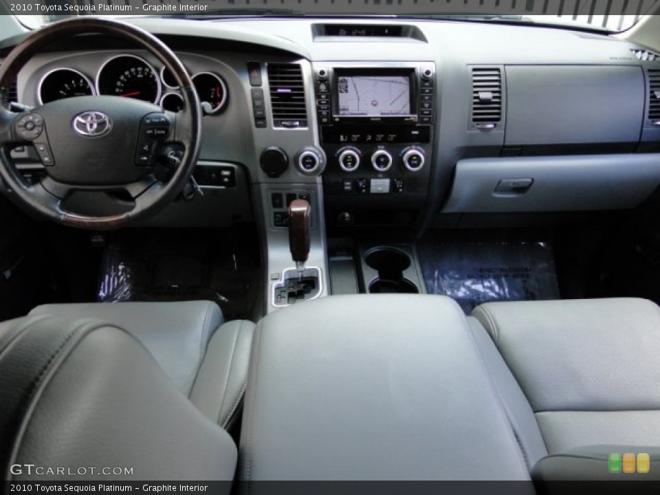Graphite Interior Dashboard for the 2010 Toyota Sequoia Platinum #93602775