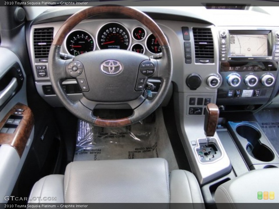 Graphite Interior Dashboard for the 2010 Toyota Sequoia Platinum #93602784
