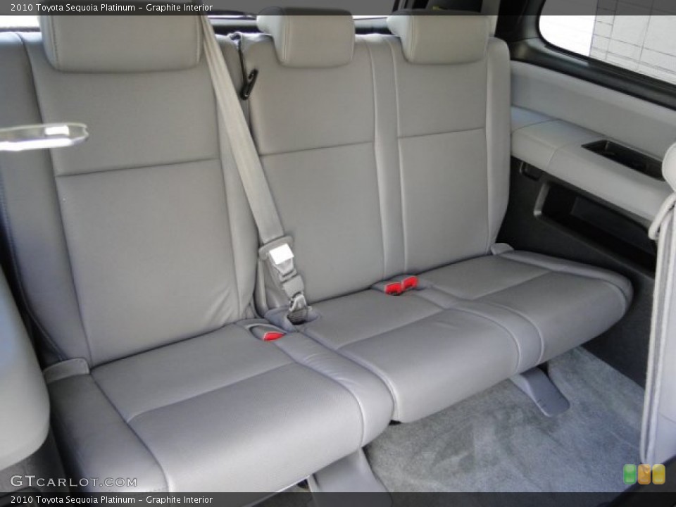 Graphite Interior Rear Seat for the 2010 Toyota Sequoia Platinum #93602832