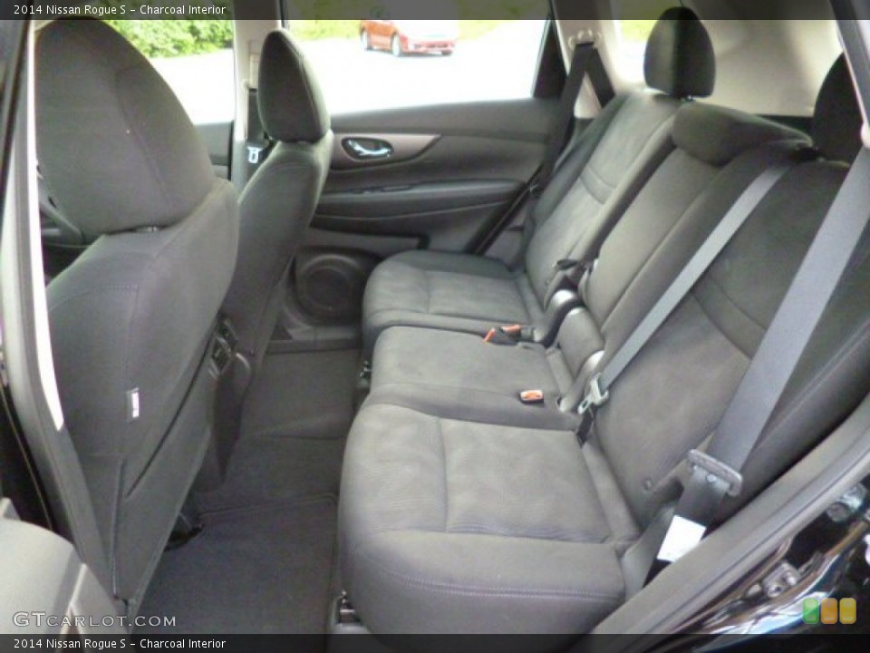 Charcoal Interior Rear Seat for the 2014 Nissan Rogue S #93612943