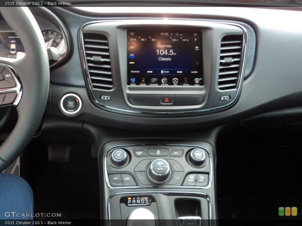 Black Interior Controls for the 2015 Chrysler 200 S #93613267