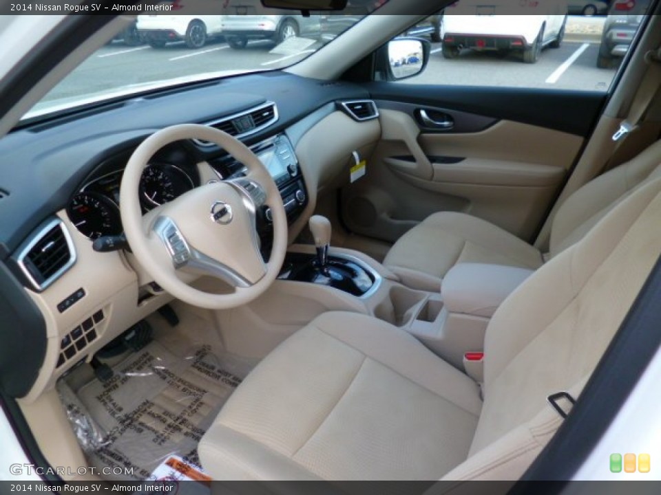 Almond Interior Photo for the 2014 Nissan Rogue SV #93613456
