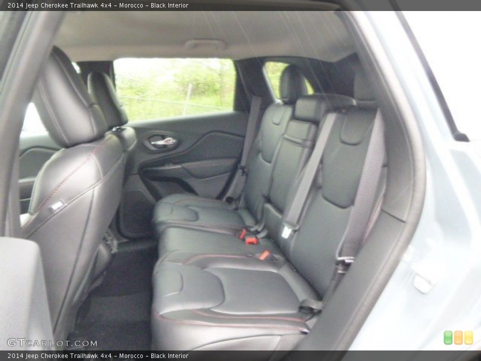 Morocco - Black Interior Rear Seat for the 2014 Jeep Cherokee Trailhawk 4x4 #93617764