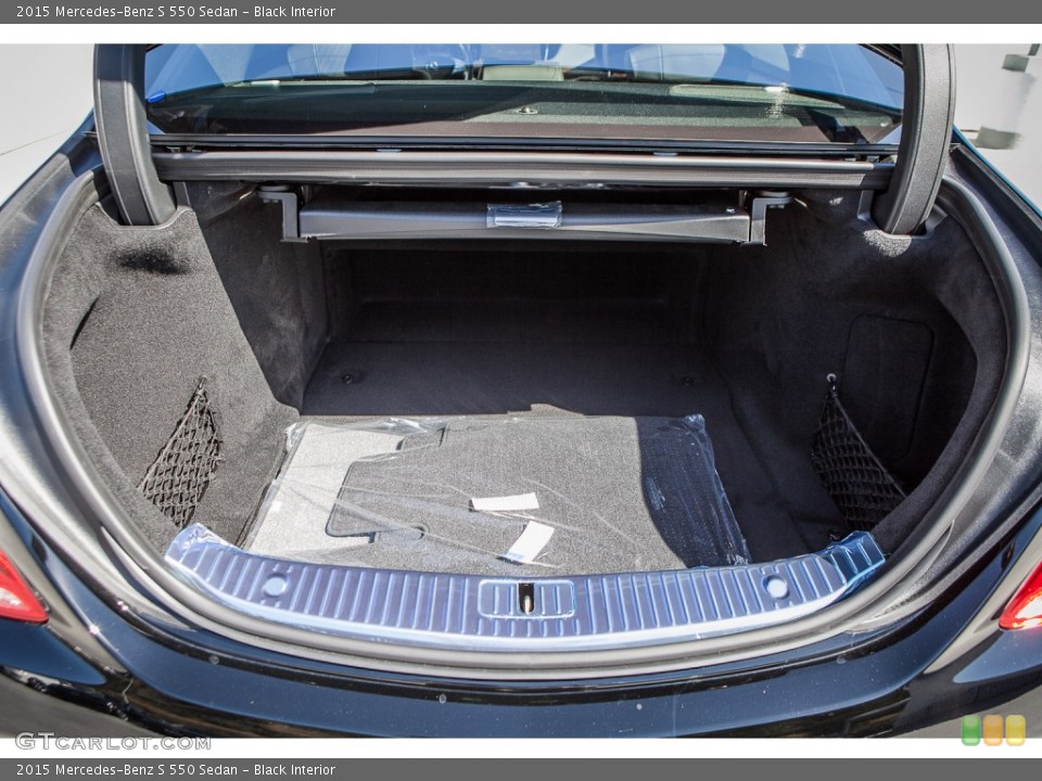 Black Interior Trunk for the 2015 Mercedes-Benz S 550 Sedan #93620275