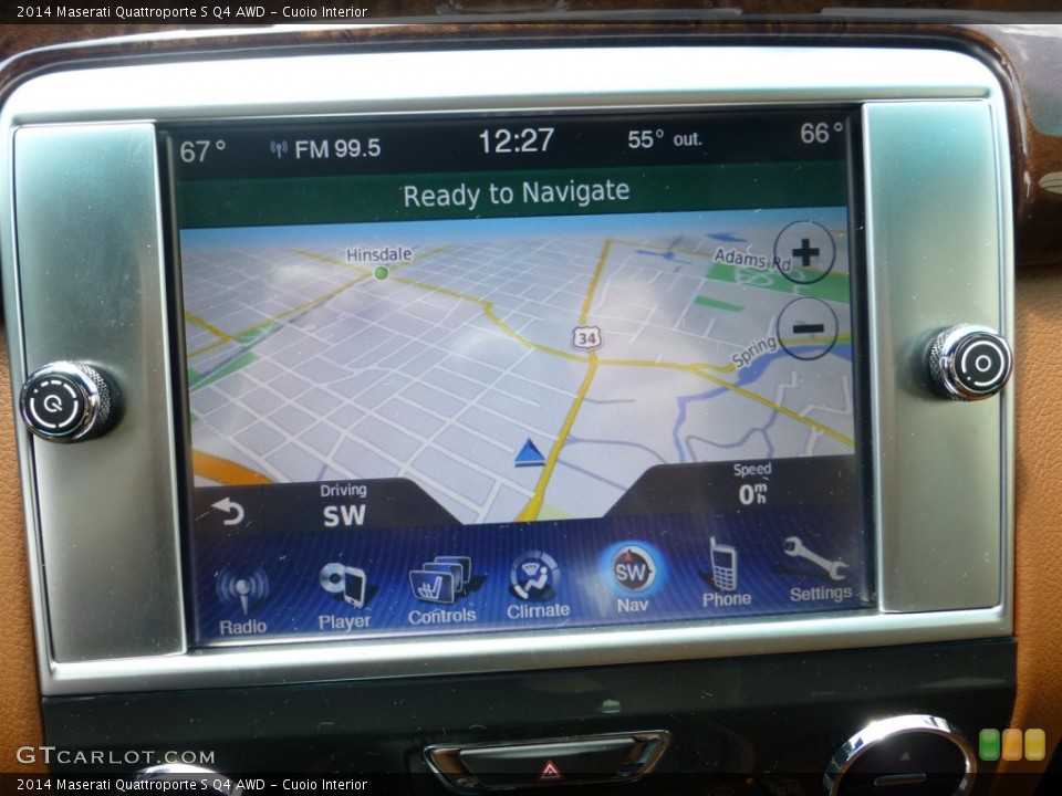 Cuoio Interior Navigation for the 2014 Maserati Quattroporte S Q4 AWD #93622531