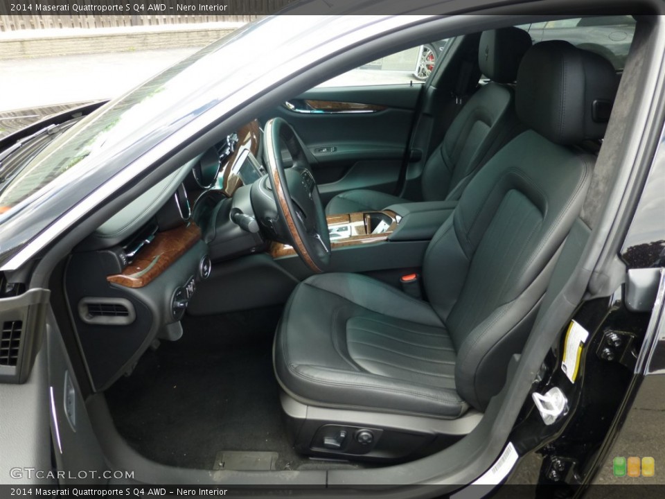 Nero Interior Front Seat for the 2014 Maserati Quattroporte S Q4 AWD #93623425