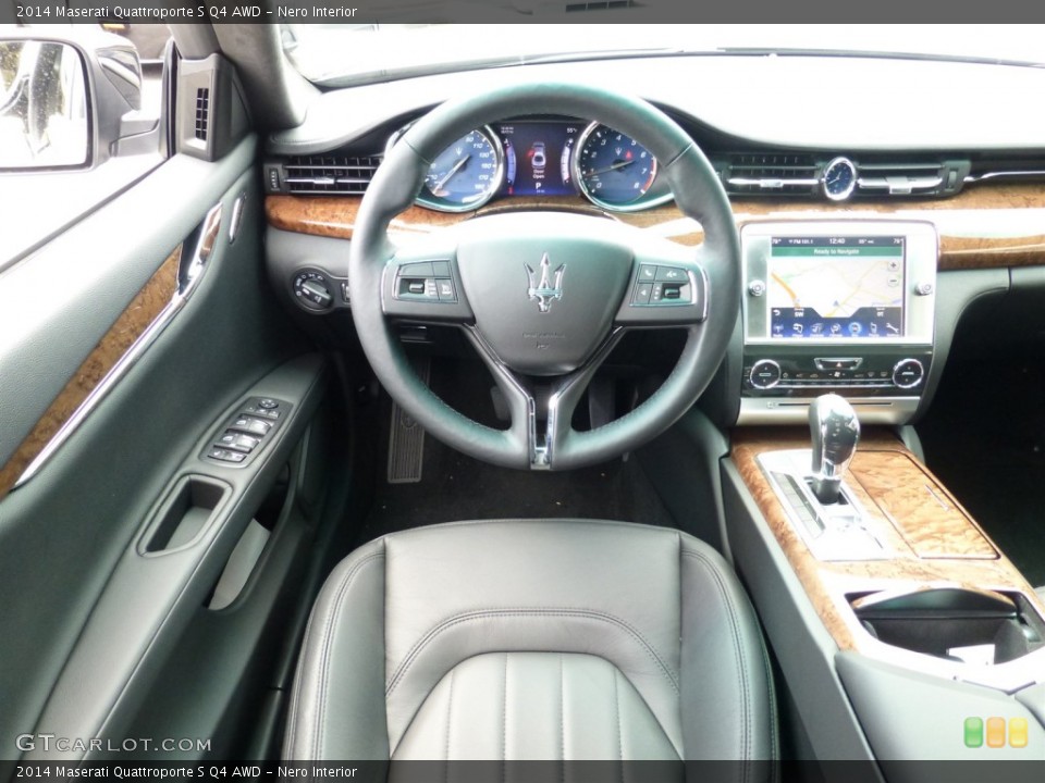 Nero Interior Dashboard for the 2014 Maserati Quattroporte S Q4 AWD #93623473