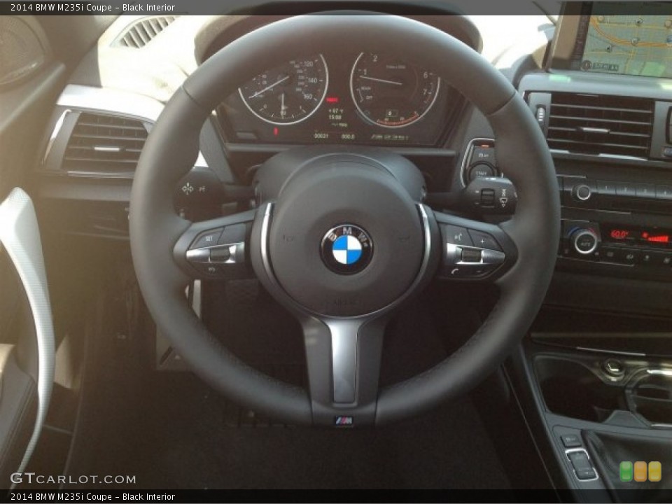 Black Interior Steering Wheel for the 2014 BMW M235i Coupe #93623617