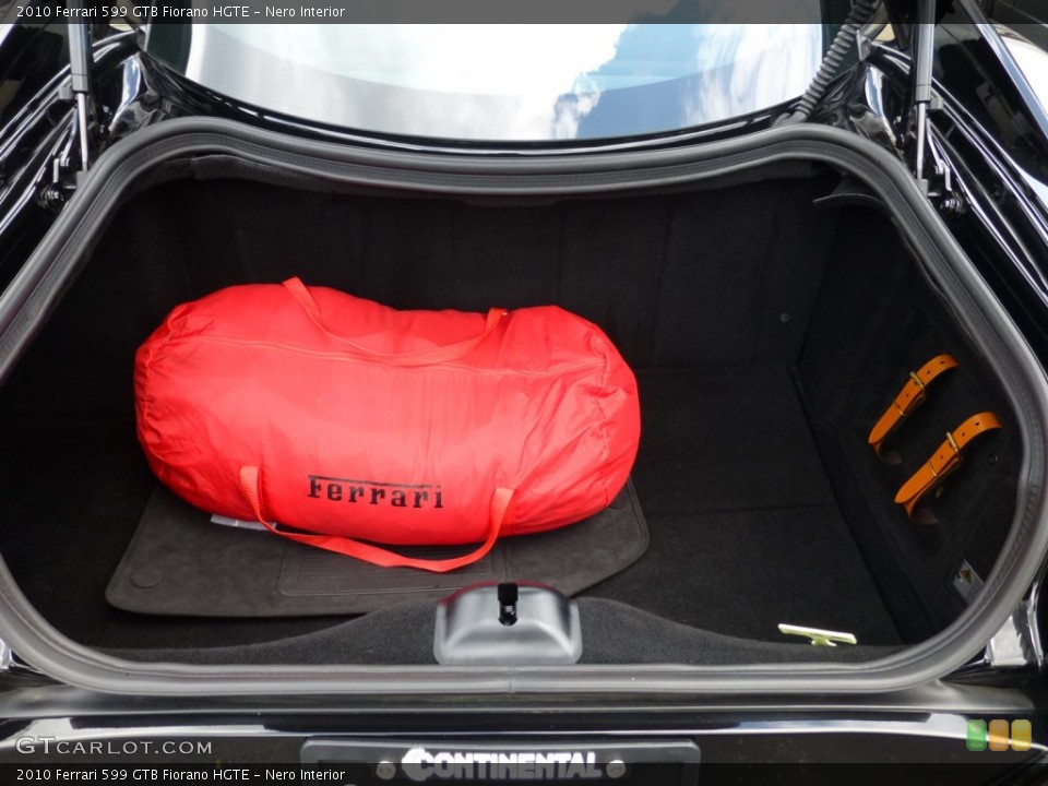 Nero Interior Trunk for the 2010 Ferrari 599 GTB Fiorano HGTE #93623800