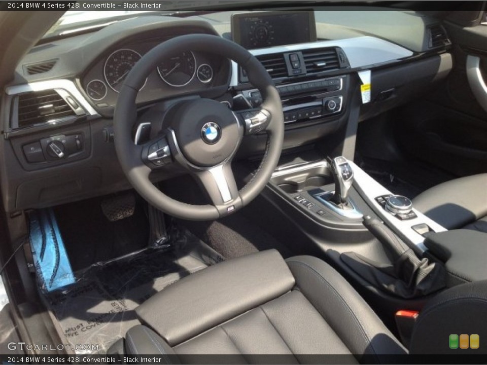 Black Interior Prime Interior for the 2014 BMW 4 Series 428i Convertible #93623854