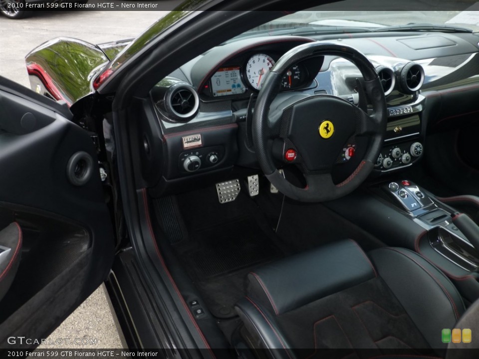 Nero Interior Prime Interior for the 2010 Ferrari 599 GTB Fiorano HGTE #93623857
