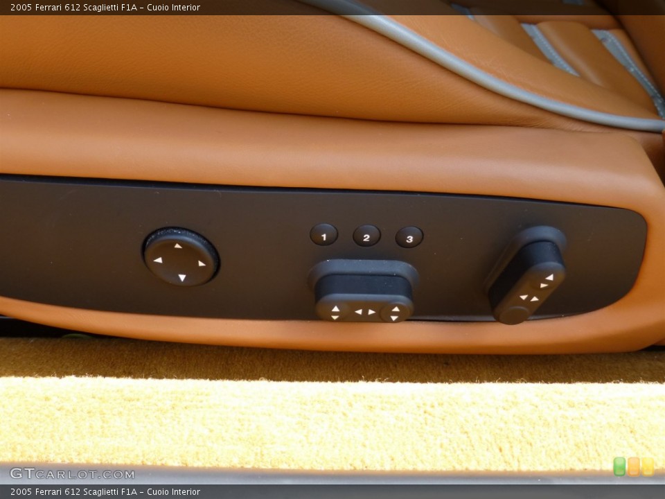 Cuoio Interior Controls for the 2005 Ferrari 612 Scaglietti F1A #93624253