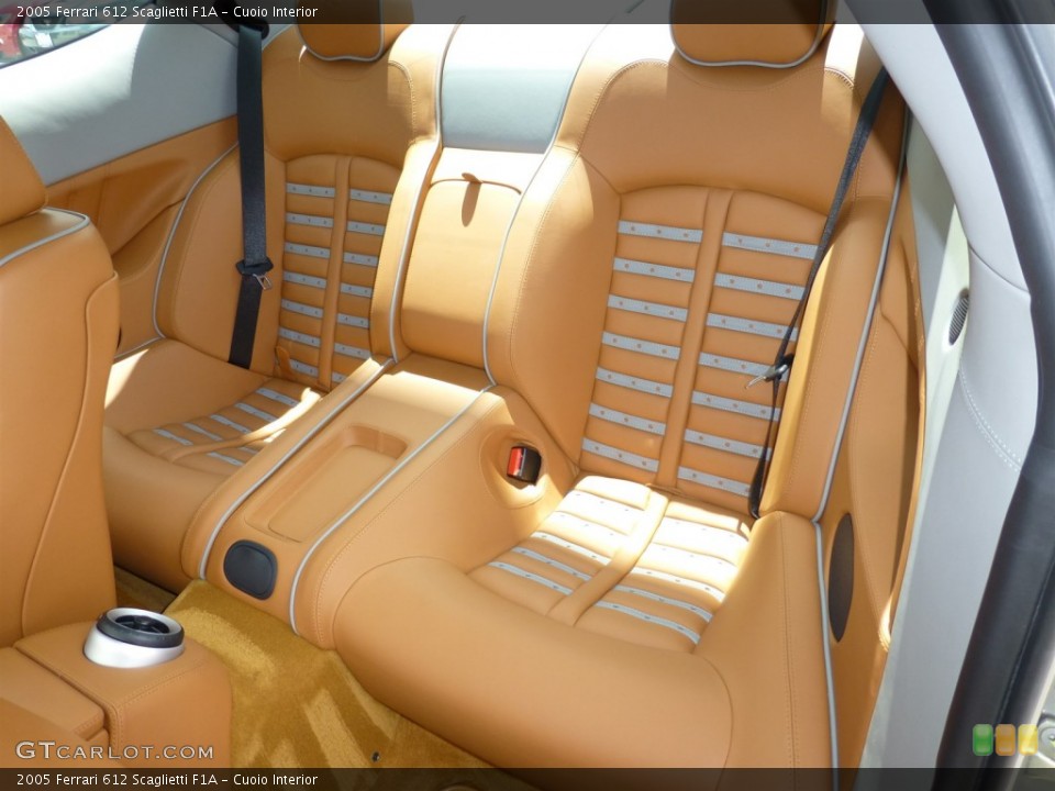 Cuoio Interior Rear Seat for the 2005 Ferrari 612 Scaglietti F1A #93624390