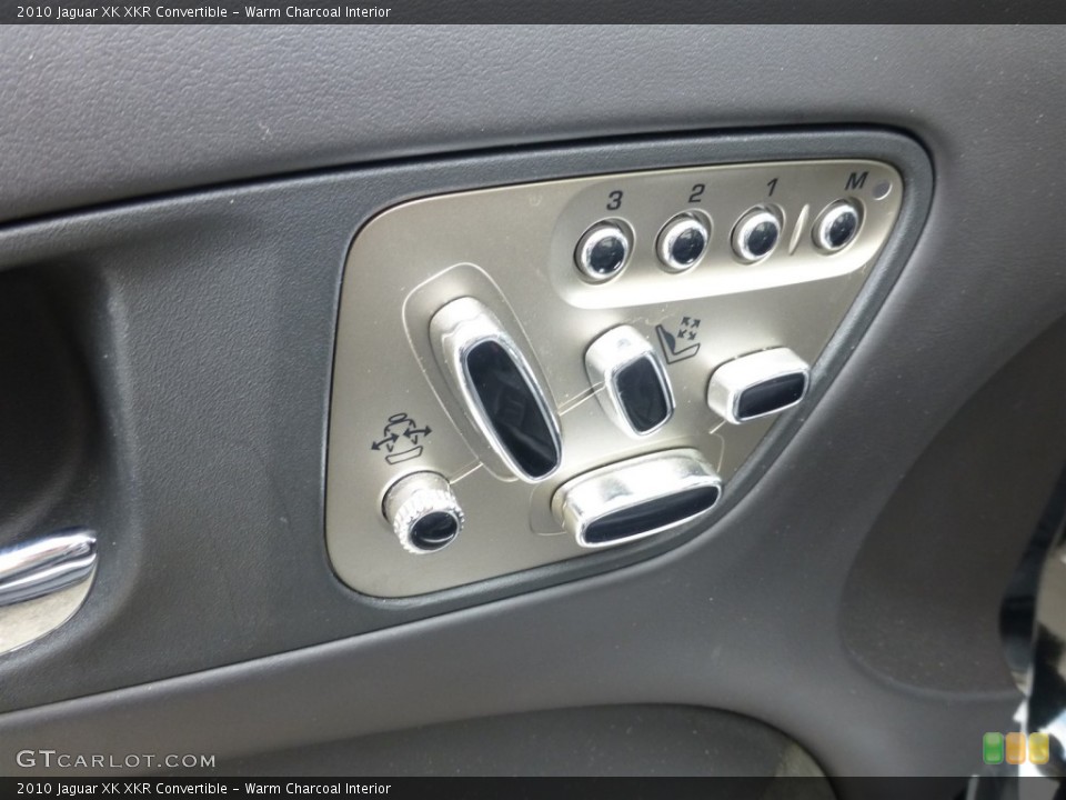 Warm Charcoal Interior Controls for the 2010 Jaguar XK XKR Convertible #93624655