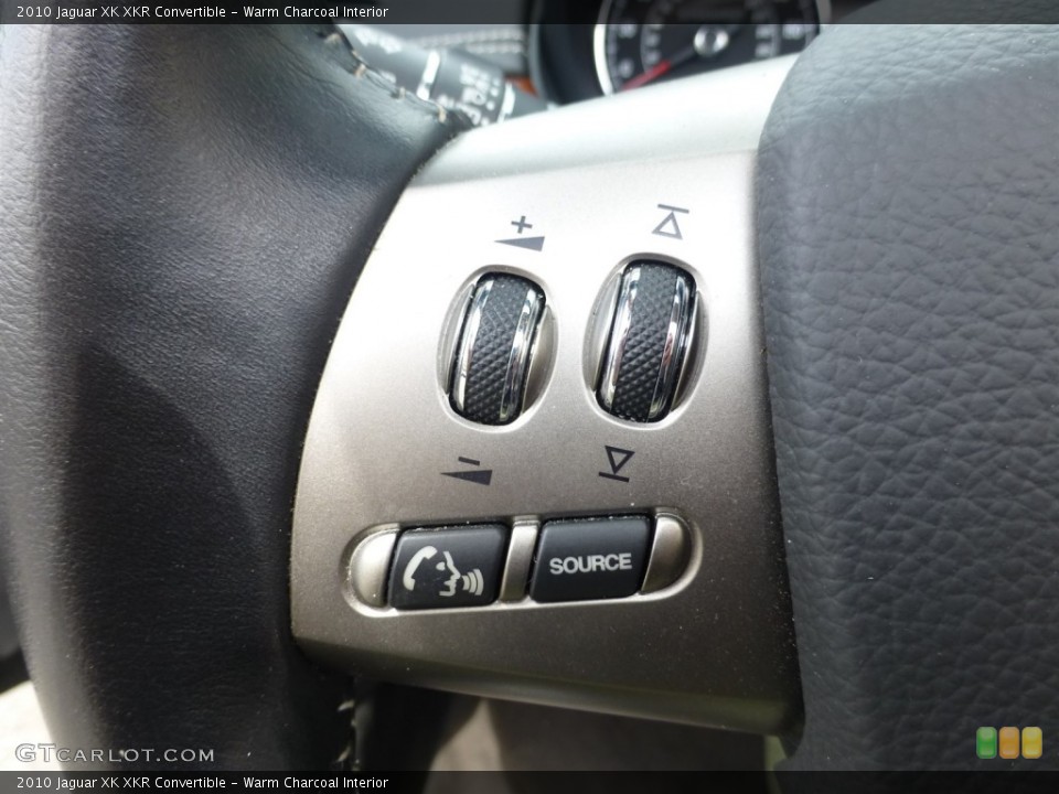 Warm Charcoal Interior Controls for the 2010 Jaguar XK XKR Convertible #93624785