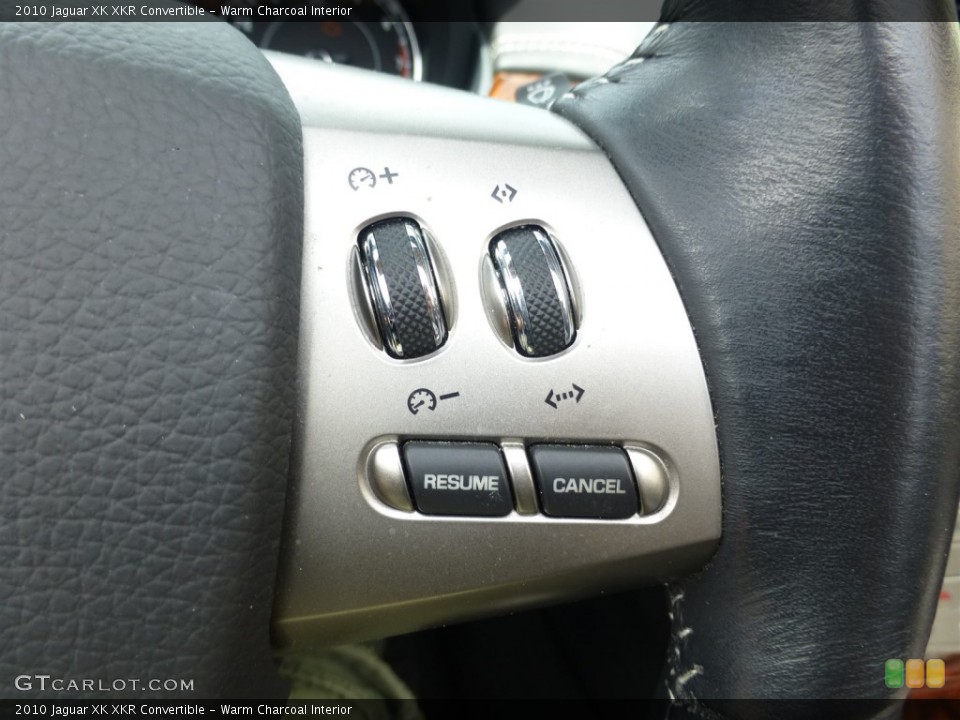 Warm Charcoal Interior Controls for the 2010 Jaguar XK XKR Convertible #93624800
