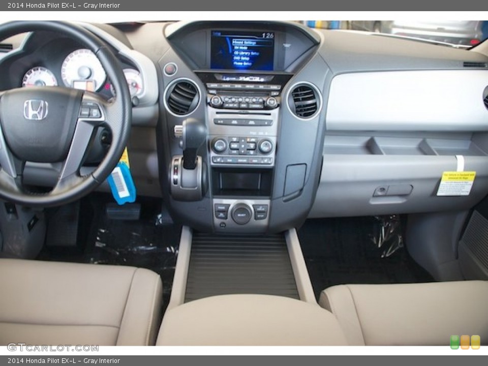 Gray Interior Dashboard for the 2014 Honda Pilot EX-L #93625166