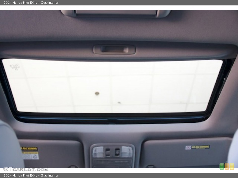 Gray Interior Sunroof for the 2014 Honda Pilot EX-L #93625172