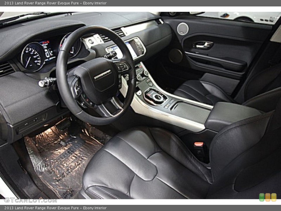 Ebony 2013 Land Rover Range Rover Evoque Interiors