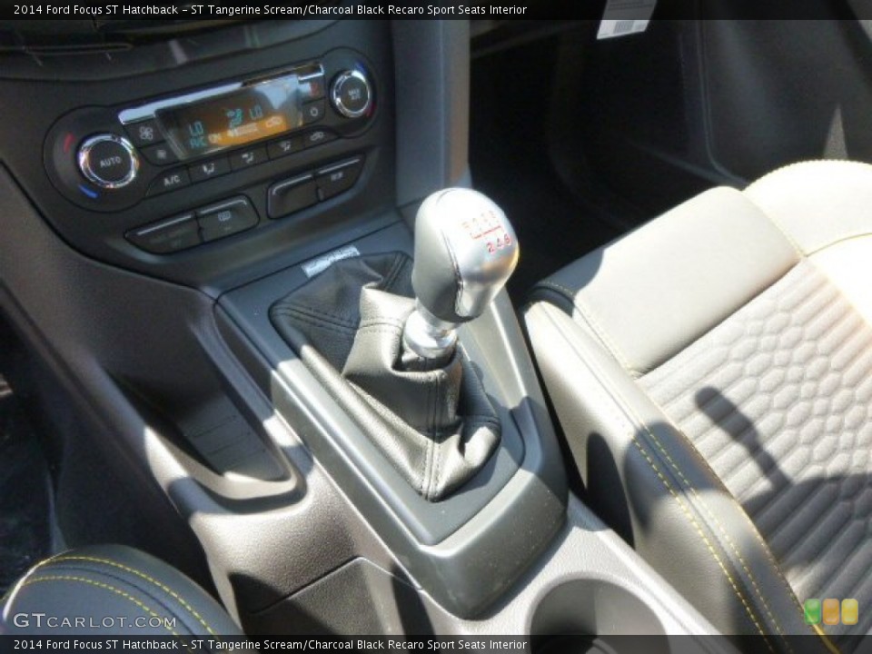 ST Tangerine Scream/Charcoal Black Recaro Sport Seats Interior Transmission for the 2014 Ford Focus ST Hatchback #93636346