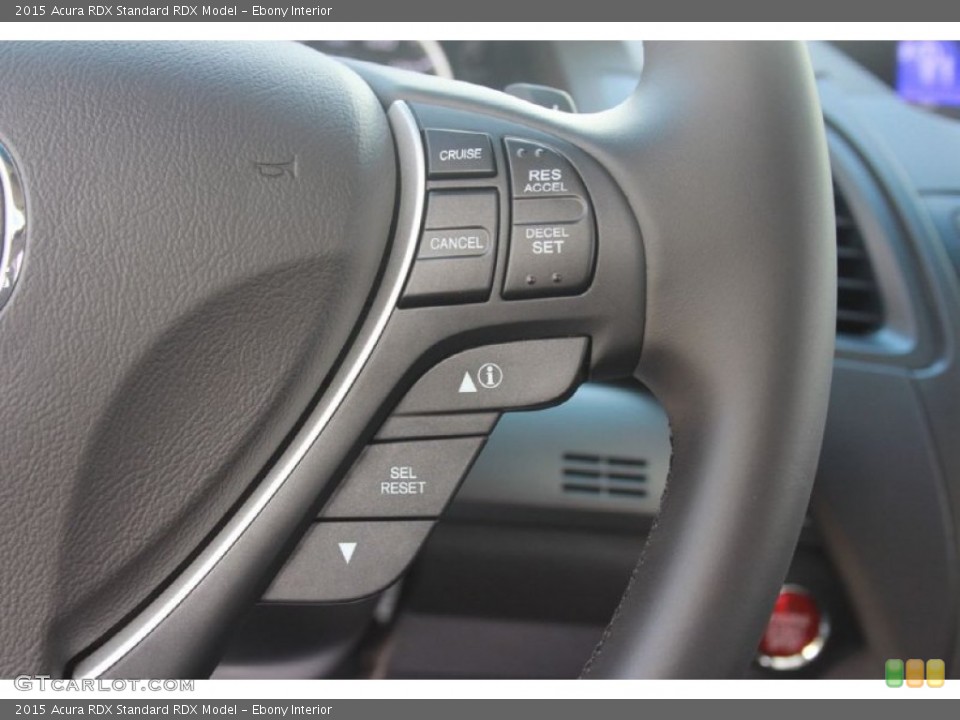 Ebony Interior Controls for the 2015 Acura RDX  #93639658