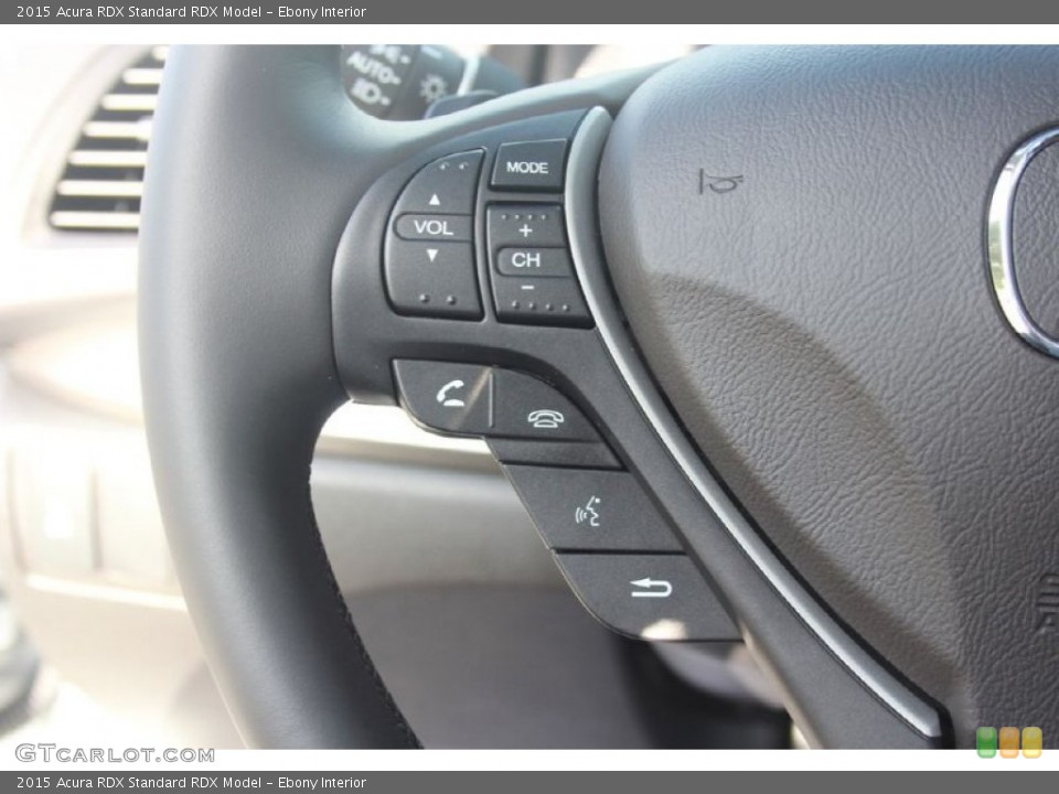 Ebony Interior Controls for the 2015 Acura RDX  #93639682