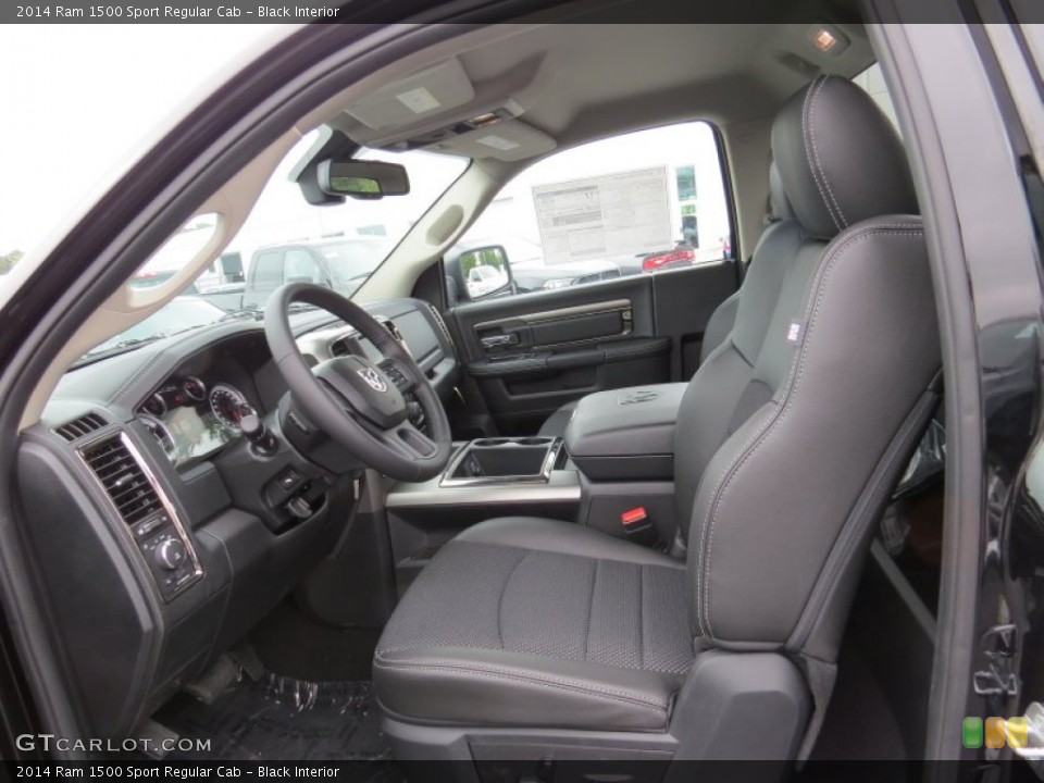Black Interior Photo for the 2014 Ram 1500 Sport Regular Cab #93645893