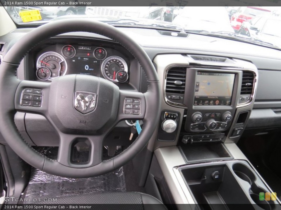 Black Interior Dashboard for the 2014 Ram 1500 Sport Regular Cab #93645922