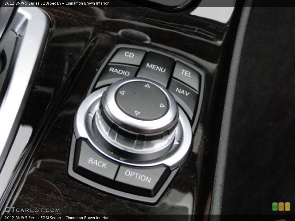Cinnamon Brown Interior Controls for the 2012 BMW 5 Series 528i Sedan #93646183