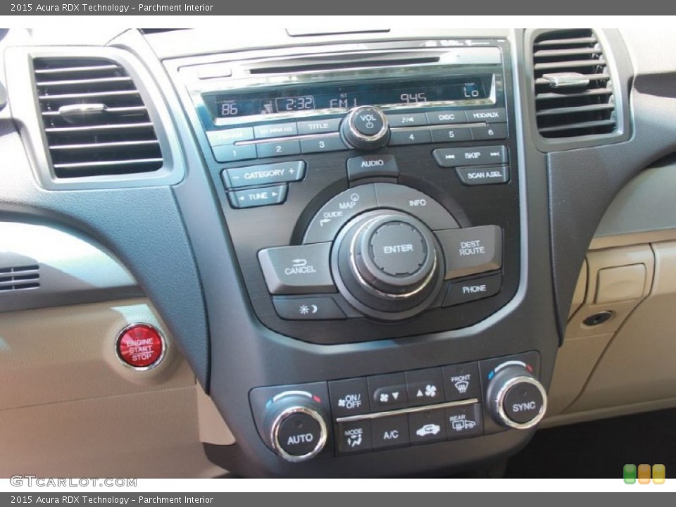 Parchment Interior Controls for the 2015 Acura RDX Technology #93647818