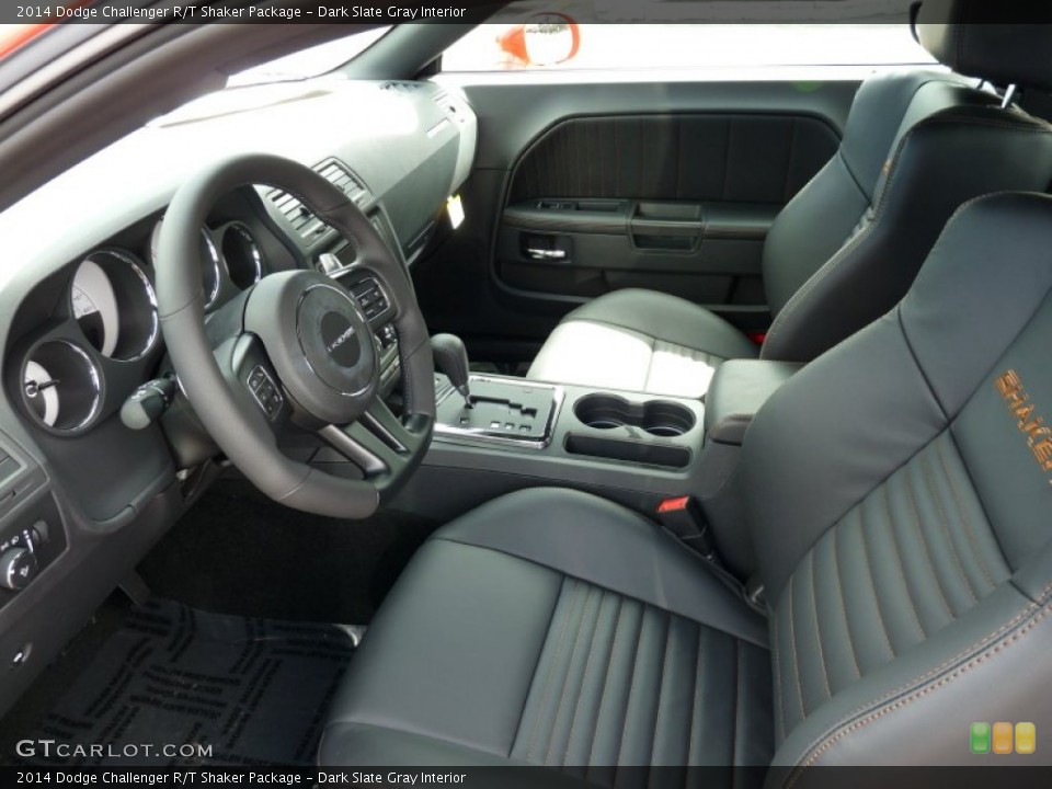 Dark Slate Gray Interior Photo for the 2014 Dodge Challenger R/T Shaker Package #93649777