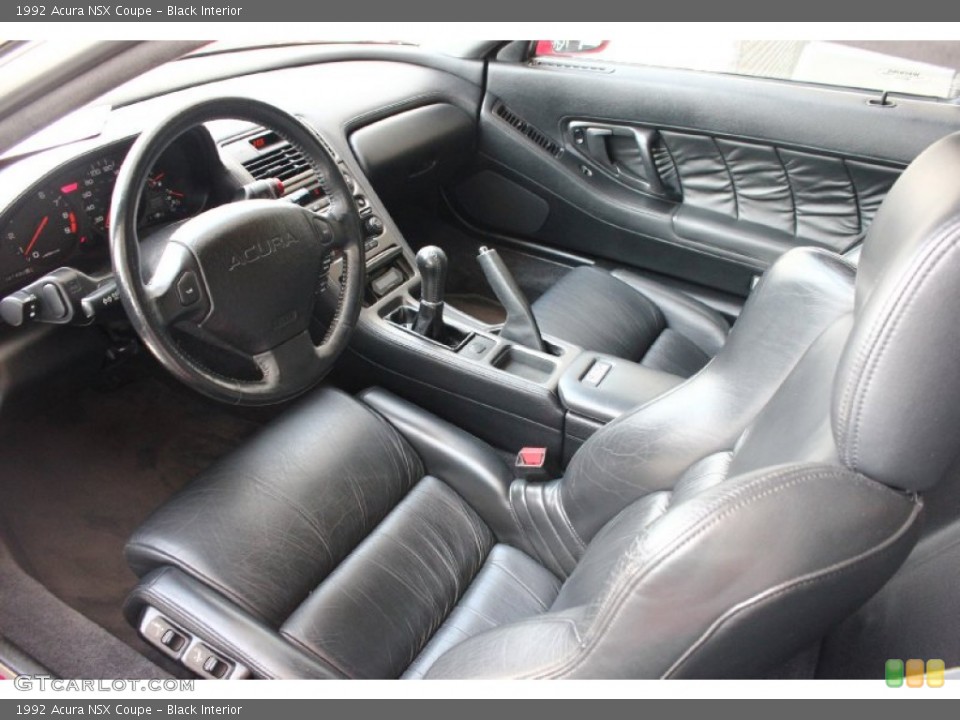 Black 1992 Acura NSX Interiors