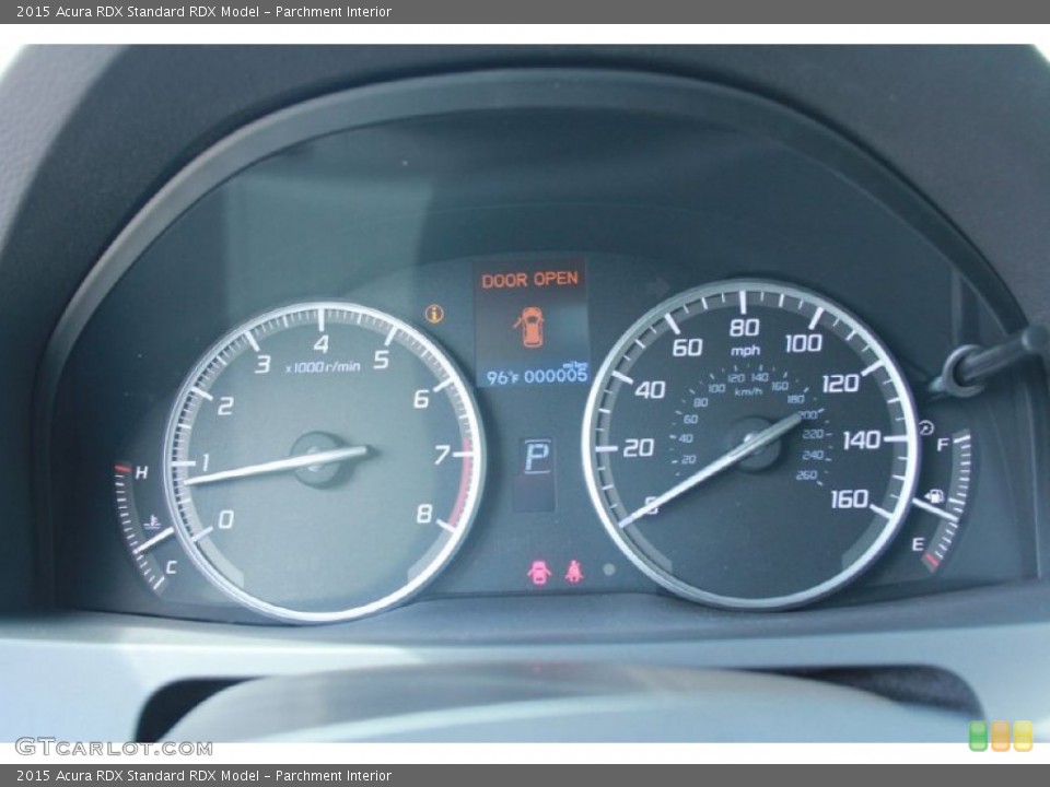Parchment Interior Gauges for the 2015 Acura RDX  #93650785