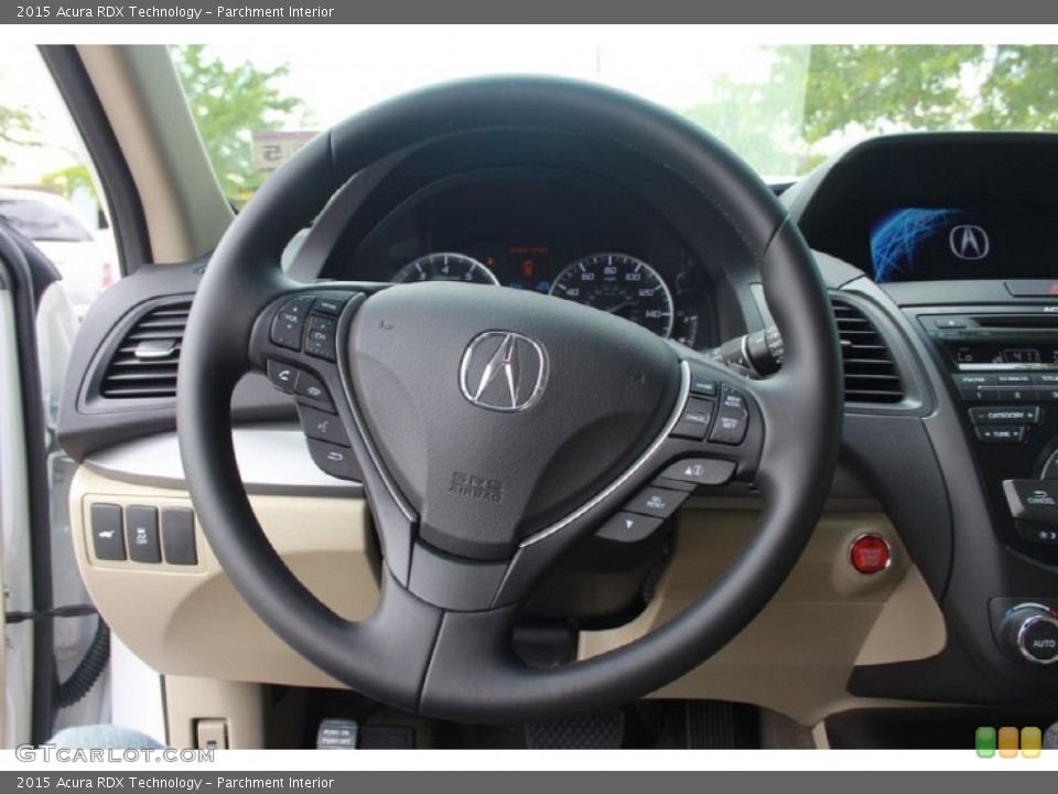 Parchment Interior Steering Wheel for the 2015 Acura RDX Technology #93652778