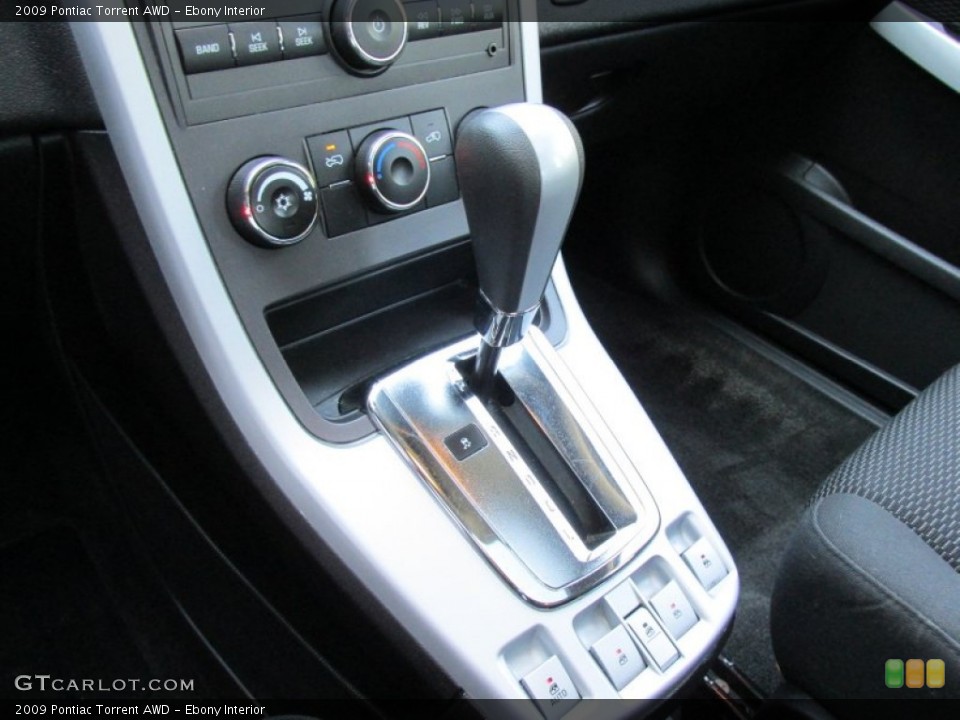 Ebony Interior Transmission for the 2009 Pontiac Torrent AWD #93658018