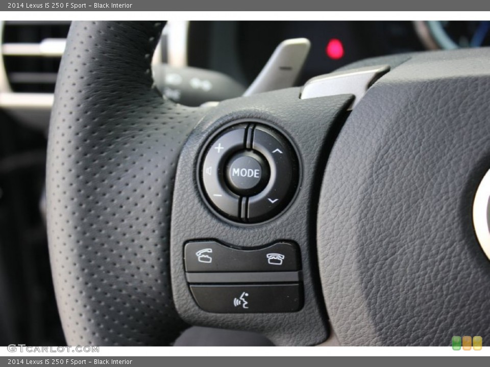 Black Interior Controls for the 2014 Lexus IS 250 F Sport #93661768