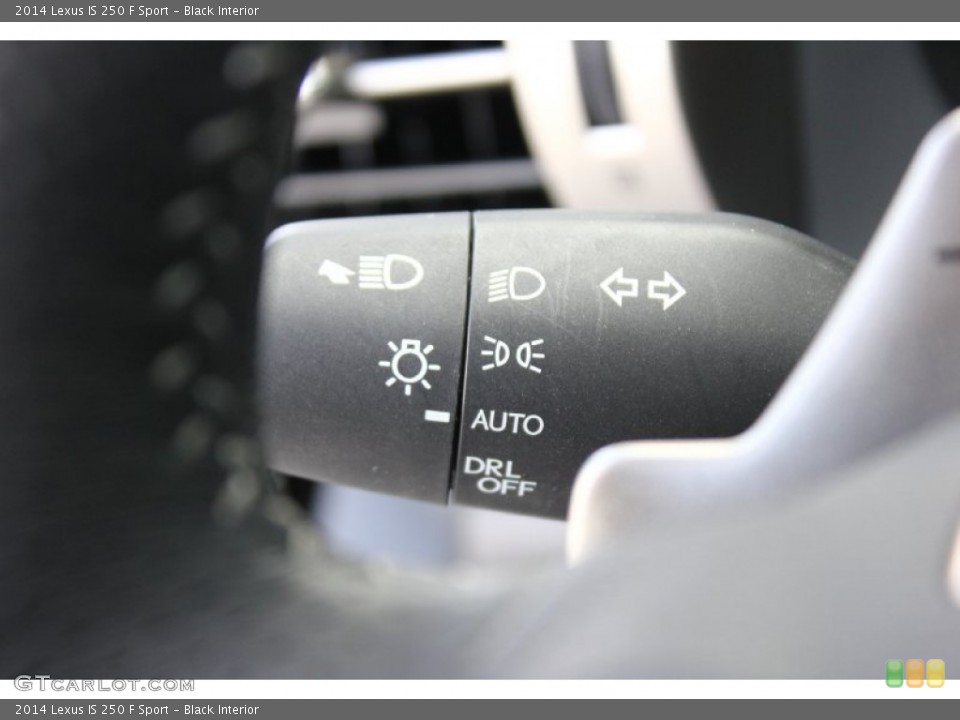 Black Interior Controls for the 2014 Lexus IS 250 F Sport #93661825