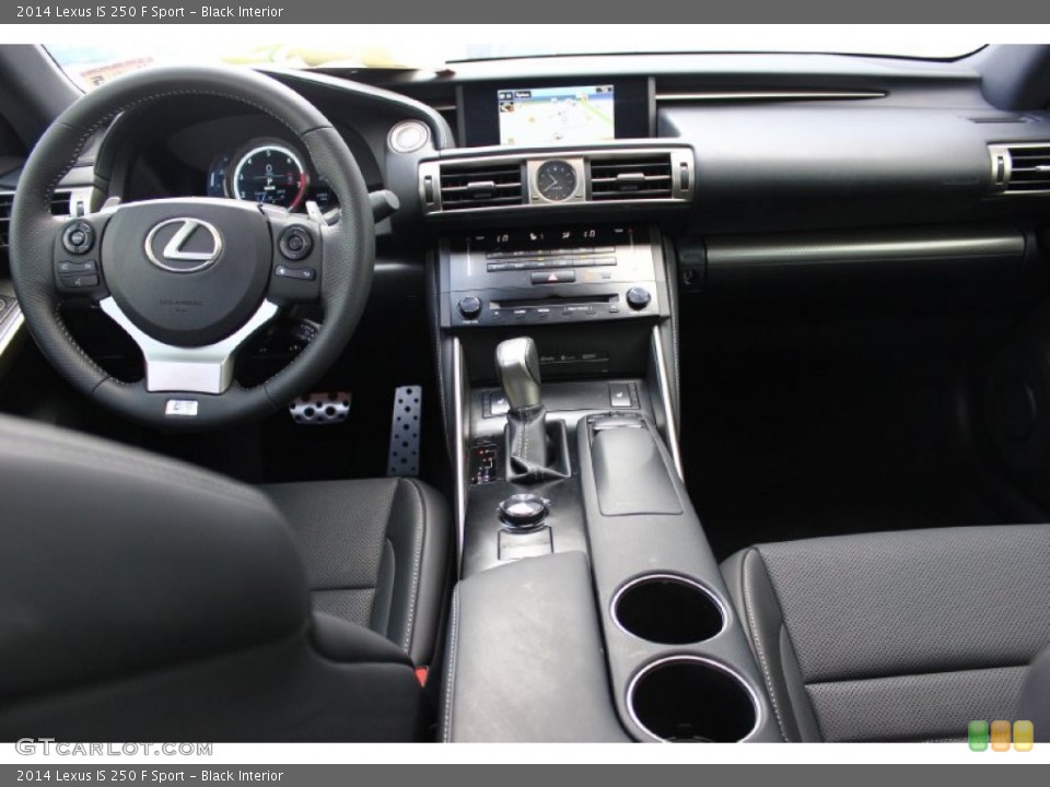 Black Interior Dashboard for the 2014 Lexus IS 250 F Sport #93661915