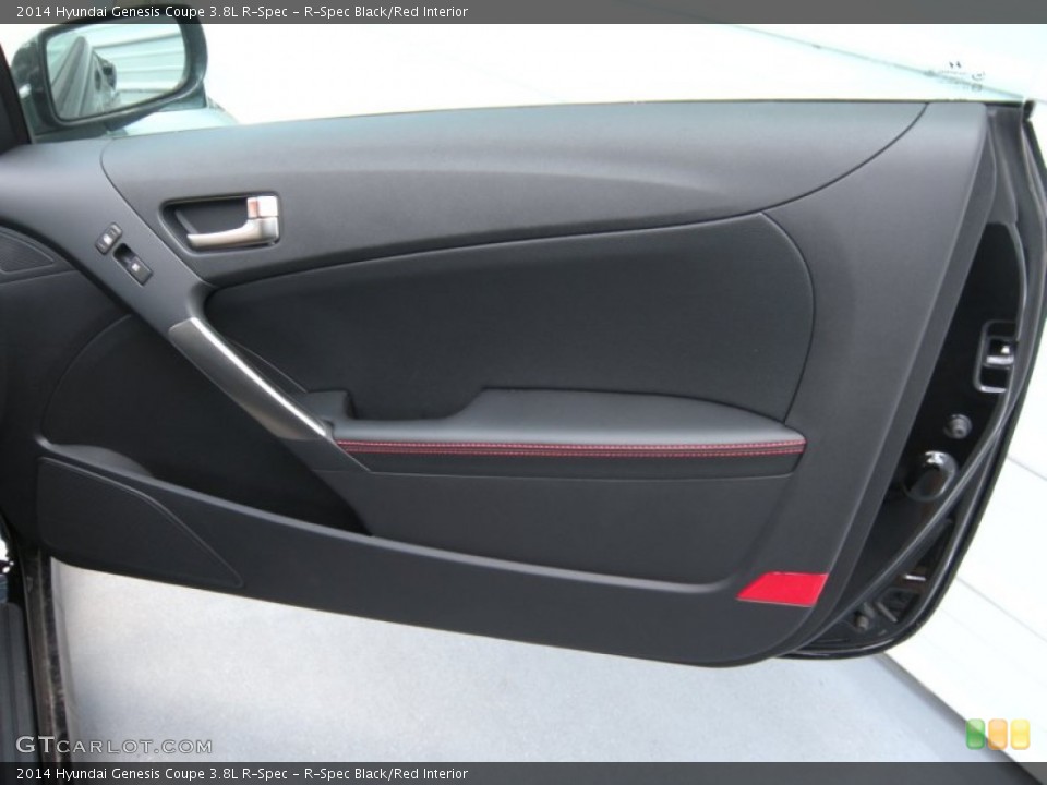 R-Spec Black/Red Interior Door Panel for the 2014 Hyundai Genesis Coupe 3.8L R-Spec #93663154