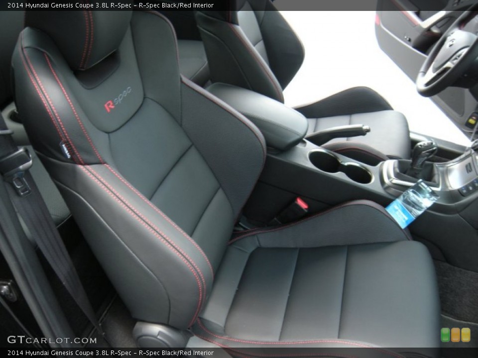 R-Spec Black/Red Interior Photo for the 2014 Hyundai Genesis Coupe 3.8L R-Spec #93663187