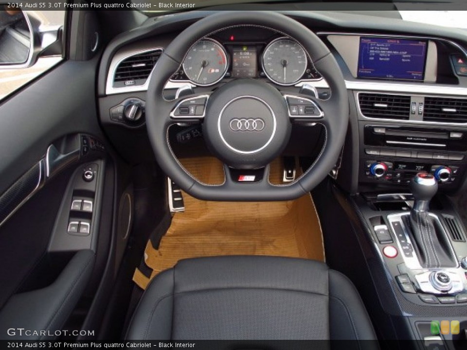 Black Interior Dashboard for the 2014 Audi S5 3.0T Premium Plus quattro Cabriolet #93664399