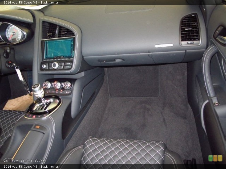 Black Interior Dashboard for the 2014 Audi R8 Coupe V8 #93664591