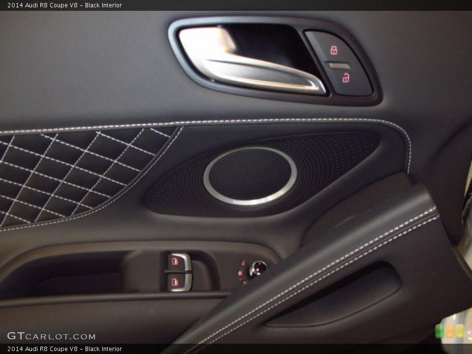 Black Interior Controls for the 2014 Audi R8 Coupe V8 #93664600